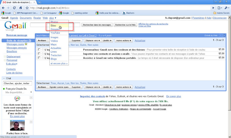Creer un site internet avec